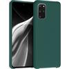 kwmobile Custodia Compatibile con Samsung Galaxy S20 Plus Cover - Back Case per Smartphone in Silicone TPU - Protezione Gommata - verde bottiglia