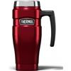 Thermos in Acciaio Inox, 470 ml-Tazza Termica da Viaggio Mirtillo Rosso