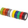 KS Tools 141.6010 Assortimento di Nastro Isolante in PVC, 8 Pezzi