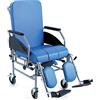 Moretti Sedia comoda in acciaio verniciato con schienale reclinabile Komoda 4 ruote 40 cm Art. RC325-40