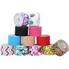 ZESLIV 2 Rotoli Tape Kinesiologico Viola 2,5cmx5m Nastro Kinesiologico impermeabile ed elastico Kinesio Tape Tape Kinesiologico Muscolare Cerotto Kinesiology Tape