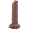 Me You Us, Ultra Cock, dildo non circonciso da 18 cm, in 100% puro silicone, realistico, color caramello, con potente ventosa alla base