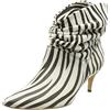 L37 HANDMADE SHOES Chasing Stars, Stivale alla Caviglia Donna, Nero Bianco, 37 EU