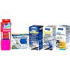 yeshi SET STOVILNET: LAVASTOVIGLIE SGRASSANTE 250GR+LAVASTOVIGLIE DECALCIFICANTE 250ML+LAVATRICE DECALCIFICANTE 250G+ PANNO GAMEX+ PANNO GAMEX MICROFIBRA+ Pacco 5 Pezzi Panni Microfibra 30X40 cm