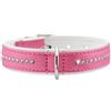 HUNTER Collare Modern Art Luxus 27/11 nickelSalilpelle Rosa carico/Bianco, 20,0-23,5 cm