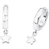 s.Oliver Creoles 925 Gioielli all'orecchio per bambine in Argento sterling, 1,6 cm, Argento, Viene fornito in scatola regalo per gioielli