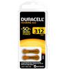Duracell Batteria acustica Duracell 312 Marrone 1,45V Zinco-Aria confezione da 6 pile