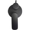 PAINI RUBINETTERIE Paini Nove miscelatore doccia incasso nero con deviatore rotativo 2 uscite