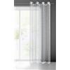 Eurofirany Amanda Rete con Occhielli-1 Pezzo. Tenda Semitrasparente, Tendaggi, Decorazioni per Interni di Soggiorno, Camera da Letto e Cucina, Tela, Bianco, 140x250 cm