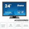 IIYAMA T2453MIS-B1 - Monitor VA LED 24 pollici - Touchscreen - Full HD - 4ms - Speakers