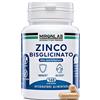 MIRONLAB COMPLEMENTS ALIMENTAIRES ZINCO Bisglicinato Puro | Alto Dosaggio - 40mg testato | Con Vitamine B2, B3 & B6 | 140 Capsule / 5 mesi | Assorbimento superiore | Integratore Alimentare : Difese immunitarie e pelle | MIRONLAB