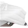 FH FAM' HOME HOME COSINESS FAM Home Piumino 220x240 cm Microfibra Letto 150/160 Ipoallergenico Lavabile Bianco Fabbricato in Europa
