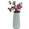 yeemeen Vaso Semplice in Plastica per Soggiorno - Nordic Rami di Fiori, Decorativo da Interno per Ristorante, Cafe, Bar (Verde)