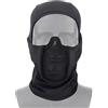 AOUTACC Passamontagna in rete per Airsoft, stile ninja, protezione integrale del viso, passamontagna con maschera in rete, per giochi di guerra Cs, pistola BB e caccia, paintball (OD)