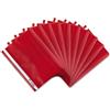 Oxford Cartelline A4, in plastica, rosso, confezione da 10