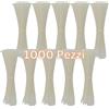 Gocableties - Fascette Cavi 300 mm x 3,6 mm 1000 Pezzi bianche/trasparenti | Fascette in nylon resistenti e autobloccanti - Multiuso, per casa, ufficio, garage e fai da te