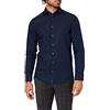 Seidensticker Slim Fit Langarm Popeline Camicia, Nero, 40 EU Uomo