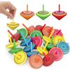 Annhao 30 Pezzi Trottole per Bambini, Mini Trottola in Legno Creativi, Gadget Compleanno per 3-7 Anni (Colore Casuale)