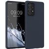 kwmobile Custodia Compatibile con Samsung Galaxy A52 / A52 5G / A52s 5G Cover - Back Case per Smartphone in Silicone TPU - Protezione Gommata - blu mirtillo