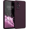 kwmobile Custodia Compatibile con Xiaomi 11T / 11T Pro Cover - Back Case per Smartphone in Silicone TPU - Protezione Gommata - viola bordeaux