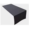 Lemos Home Runner da tavola di alta qualità in 100% cotone, collezione Concetto, colore e dimensioni a scelta (runner - 30 x 100 cm, antracite)