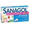 Named Sanagol Gola Tuss Junior caramelle emollienti gusto fragola 24 pezzi