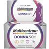 Multicentrum Donna 50+ Integratore Multivitaminico Multiminerale Calcio Ferro Acido Folico 60 Cpr