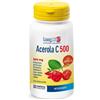 Amicafarmacia Longlife Acerola C 500 per le naturali difese dell'organismo 30 compresse gusto arancia