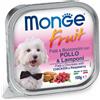 Monge Fruit Pollo E Lamponi Cibo Umido Per Cani Adulti 100g