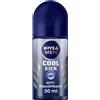 Nivea Men Cool Kick Deodorante Uomo Roll-on 150ml Antitraspirante 48h