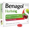 Benagol Herbal per le difese immunitarie gusto menta e ciliegia 24 pastiglie