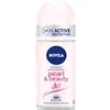 Nivea Pearl & Beauty Deodorante Roll On 50ml Donna Antitraspirante Per Una Pelle Morbida