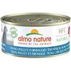 Amicafarmacia Almo Nature HFC Natural Tonno Pollo e Formaggio alimento umido per gatti adulti 150g