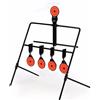 Hotour Tactical 5-plate reset shooting target spinner target Hunting shooting target metal Steel auto reset target paintball Archery Slingshot BB Gun, Black