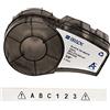 Brady Nastro in Vinile per Stampanti ii Etichette M211 e M210 - Etichette Industriali Adesive - Nero su bianco (9.53mm x 6.40m) - M21-375-595-WT