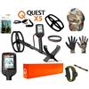 Quest Metal detector + Salva piastra - X5 (SURVIVAL-PACK)