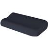 Theonoi Federa per cuscino cervicale, cuscino per cervicale, cuscino sanitario, in cotone, per misure da 35 x 60 a 45 x 75 cm (antracite 103)