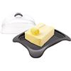 Nerthus FIH 915 burriera plastica con coperchio trasparente conservazione burro cucina