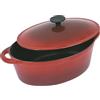 Crealys Tradifonte 501807 - Cocotte ovale, 4 L, colore: Rosso