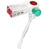 Aufgeld AG192 Dermarolling 0.2mm con micro-aghi in titanio per la cura della pelle, per le rughe del viso, perdita di capelli, smagliature, ricrescita dei capelli, kit per microneedling