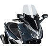 Puig 1295W Cupola V-Tech Line Touring in Acrilico da 4 mm con Design aerodinamico angolato per la Massima Protezione e riduzione delle turbolenze, Trasparente