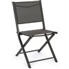 BIZZOTTO Sedia Hilde Pieghevole Antracite