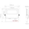 Beneito& Faure Lighting Sl Faro Proiettore a led 10w Switch Bianco sky Beneito
