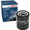 Bosch P7027 - Filtro Olio | Compatibile con: MITSUBISHI COLT VI, SMART FORFOUR