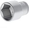GEDORE Inserto per Chiave a Bussola, Attacco 1/2 pollici, 12.5 mm, Bocca Esagonale, Chiave a Bussola 24 mm, Utensile, 19 24, Acciaio Cromato