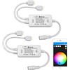 GIDEALED 2 Pezzi Smart ZigBee 3.0 LED Controller 2-Output per StripLights RGB a 4 Pin Dimmerabile Compatibile con Hub Bridge, Amazon Echo Plus,AppAlexa Controllo Vocale Illuminazione Ambientale