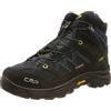 CMP KIDS MOON MID WP TREKKING SHOES, Scarpe da Trekking Unisex - Bambini e ragazzi, Black Blue, 29 EU
