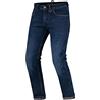 SHIMA DEVON Jeans Moto - Pantaloni Biker Ventilato Elastico Vestibilità Slim con Rinforzi in FiberQL, Protezioni CE per Ginocchia e Fianchi (Uomo, Blu scuro, 40)