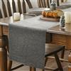 ARVOV Runner da tavolo primaverile moderno, lavabile, effetto lino, impermeabile, per sala da pranzo, feste, vacanze, decorazione, colore: grigio, 40 x 180 cm