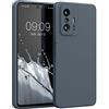 kwmobile Custodia Compatibile con Xiaomi 11T / 11T Pro Cover - Back Case per Smartphone in Silicone TPU - Protezione Gommata - ardesia scuro